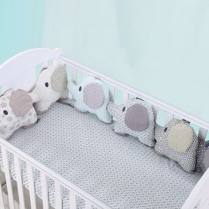 הגעת? מצאת! כלי מיטה וטקסטיל לתינוק מגן ראש למיטת תינוק כריות פילים