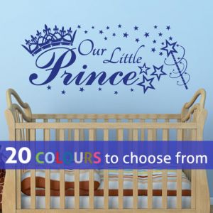 הגעת? מצאת! חדר שינה מדבקת קיר PRINCE