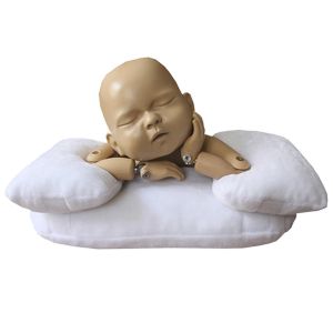הגעת? מצאת! צעצועי פנאי 3PCS Baby Photo Shoot Posing Pillow Newborn Baby Photography Props Beanie