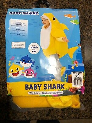 הגעת? מצאת! תחפושות לתינוק  Pinkfong Baby Shark Child Costume Toddler
