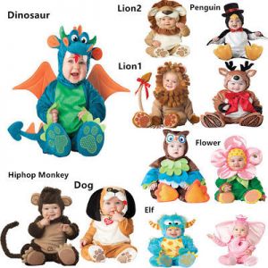 הגעת? מצאת! תחפושות לתינוק  Halloween Costume Infant Baby Jumpsuit Plush Newborn Toddler Clothing Cosplay us