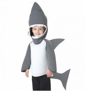 הגעת? מצאת! תחפושות לתינוק  HOT Child Shark Costume Jumpsuit Jaws Girls Boys Fancy Dress Fish Kids Outfit US