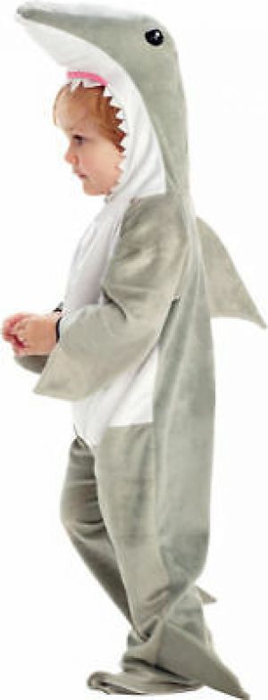 הגעת? מצאת! תחפושות לתינוק  Morris Costumes Kids Unisex Shark Toddler Complete Outfit 2T-4T. UR26992TLG