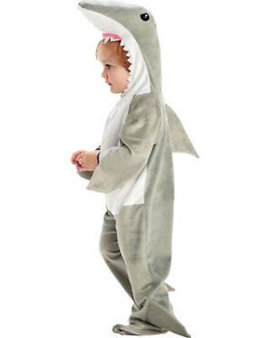 הגעת? מצאת! תחפושות לתינוק  Morris Costumes Toddler Shark Jumpsuit 18-24. UR26992TMD
