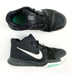הגעת? מצאת! הנעלה לבנים    Nike Kids&#039; Kyrie 3 Black Ice High Top Sneaker Shoes 13.5C Basketball