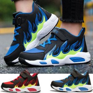    Kid&#039;s Basketball Shoes High-Top Sneakers Outdoor Trainers Durable Sport Shoes  0
