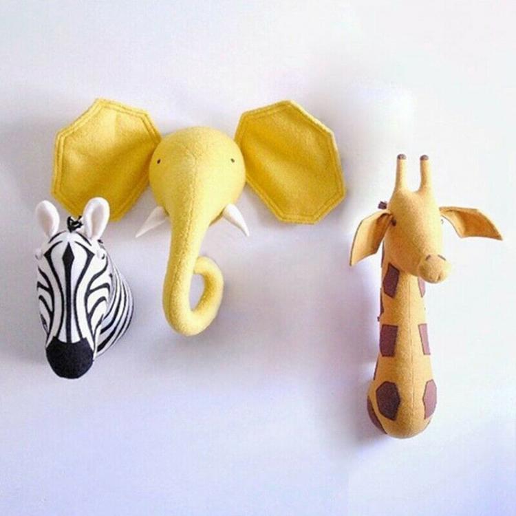 הגעת? מצאת! חדרי בנים חיות דקורטיביות לתליה על הקיר